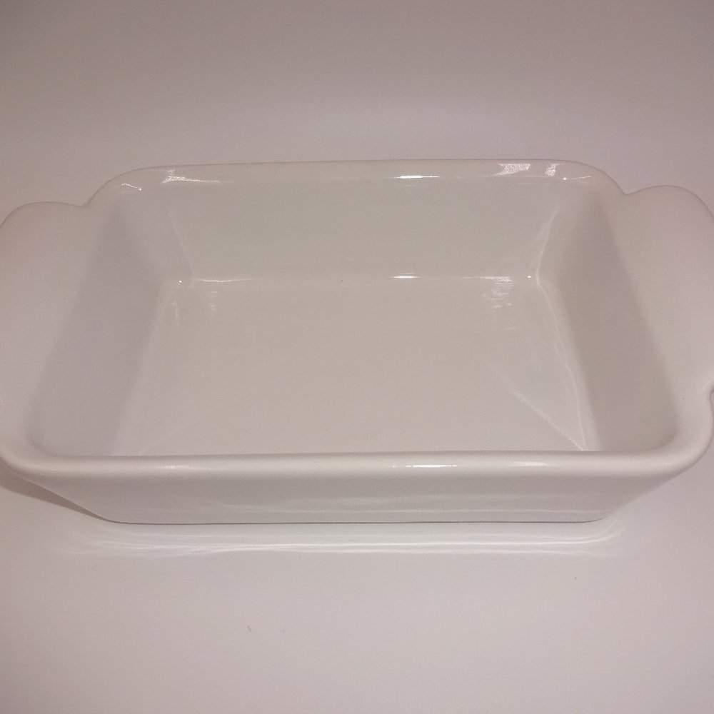 Goodcook Good Cook White Double Handles 1.4 Quart Casserole Dish No Lid